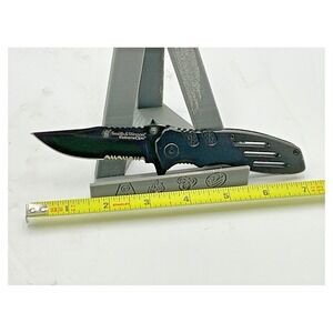 Smith & Wesson Extreme Ops Folding Knife 3.5in Black Blade